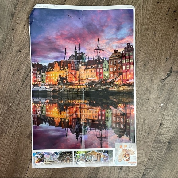 1,000 Piece Night & Day Jigsaw Puzzle- Gdansk, Poland - Picture 2 of 11